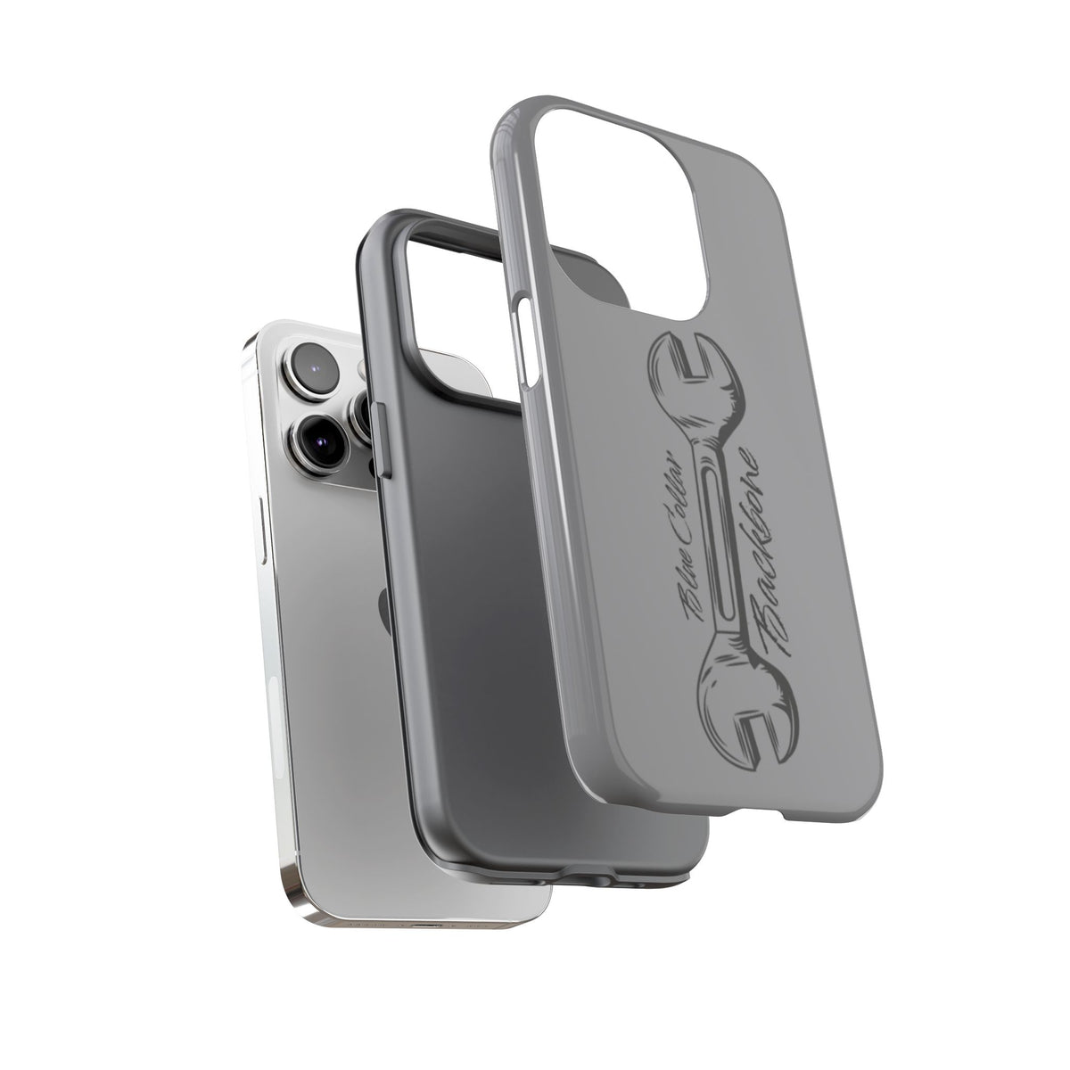 Tough Cases, Blue Collar Backbone Phone Case, Protective Phone Cases, Rugged Phone Covers, Strong Case, Worker Design, Unique Phone