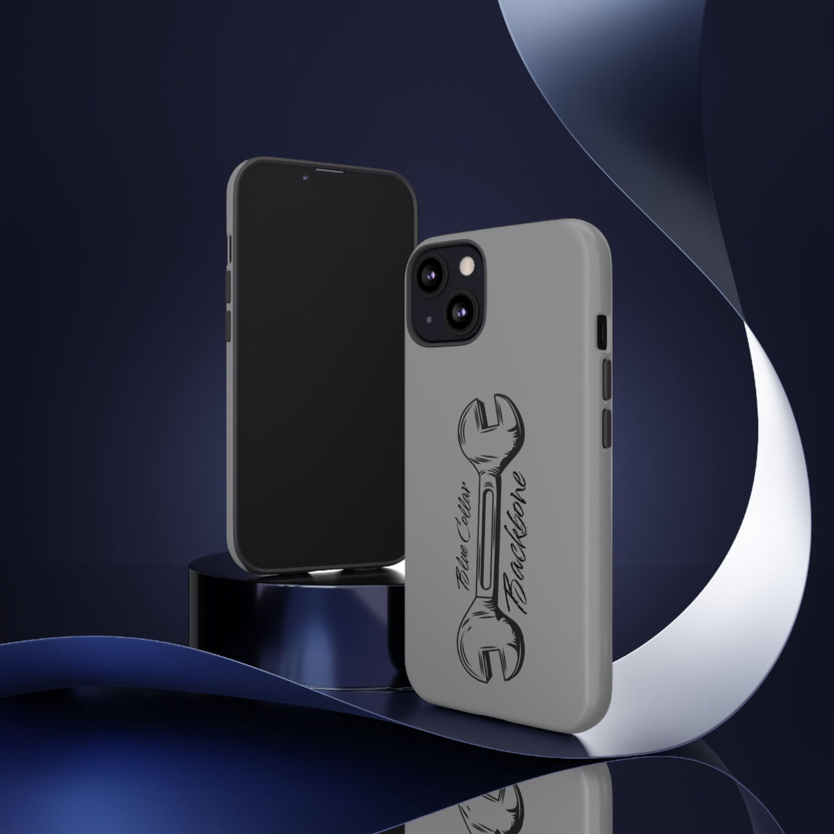 Tough Cases, Blue Collar Backbone Phone Case, Protective Phone Cases, Rugged Phone Covers, Strong Case, Worker Design, Unique Phone