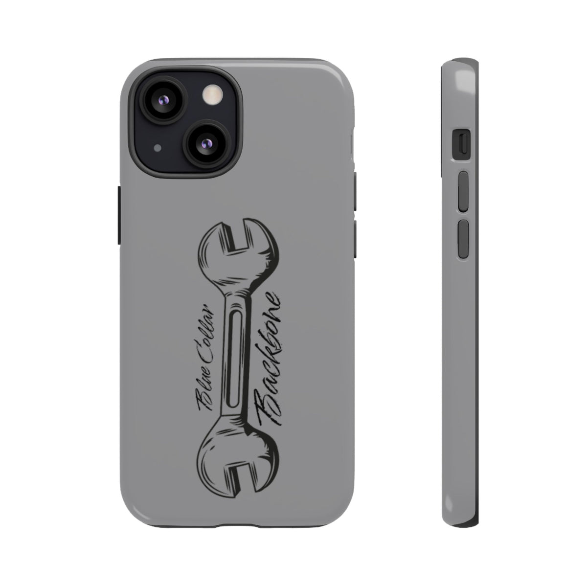Tough Cases, Blue Collar Backbone Phone Case, Protective Phone Cases, Rugged Phone Covers, Strong Case, Worker Design, Unique Phone