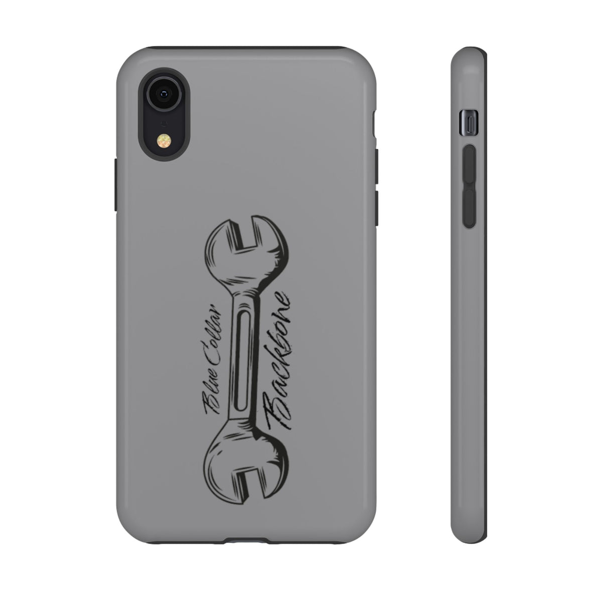 Tough Cases, Blue Collar Backbone Phone Case, Protective Phone Cases, Rugged Phone Covers, Strong Case, Worker Design, Unique Phone