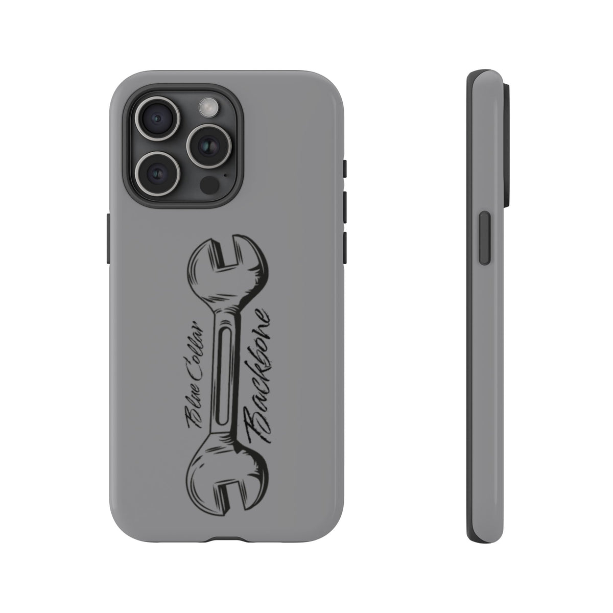 Tough Cases, Blue Collar Backbone Phone Case, Protective Phone Cases, Rugged Phone Covers, Strong Case, Worker Design, Unique Phone