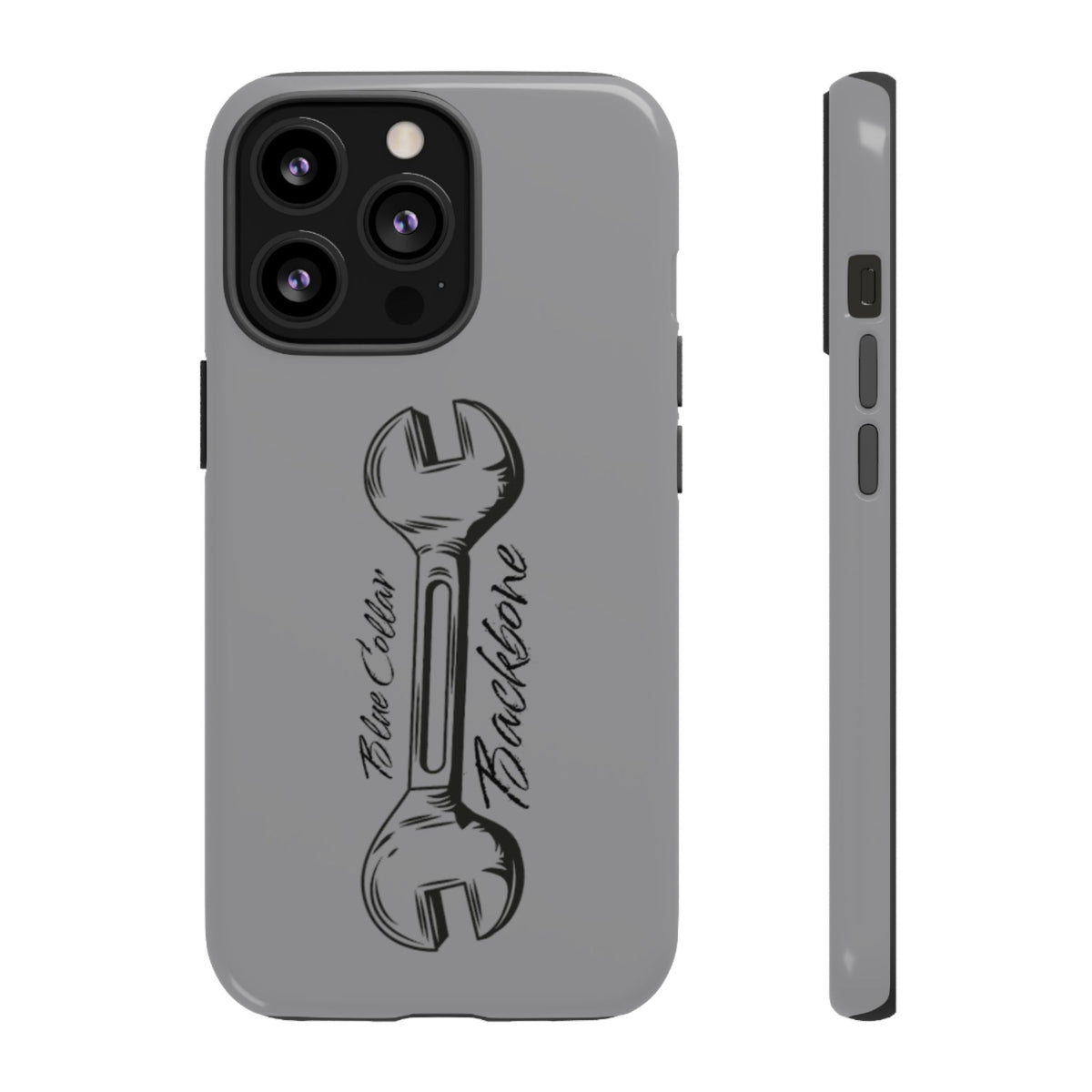 Tough Cases, Blue Collar Backbone Phone Case, Protective Phone Cases, Rugged Phone Covers, Strong Case, Worker Design, Unique Phone