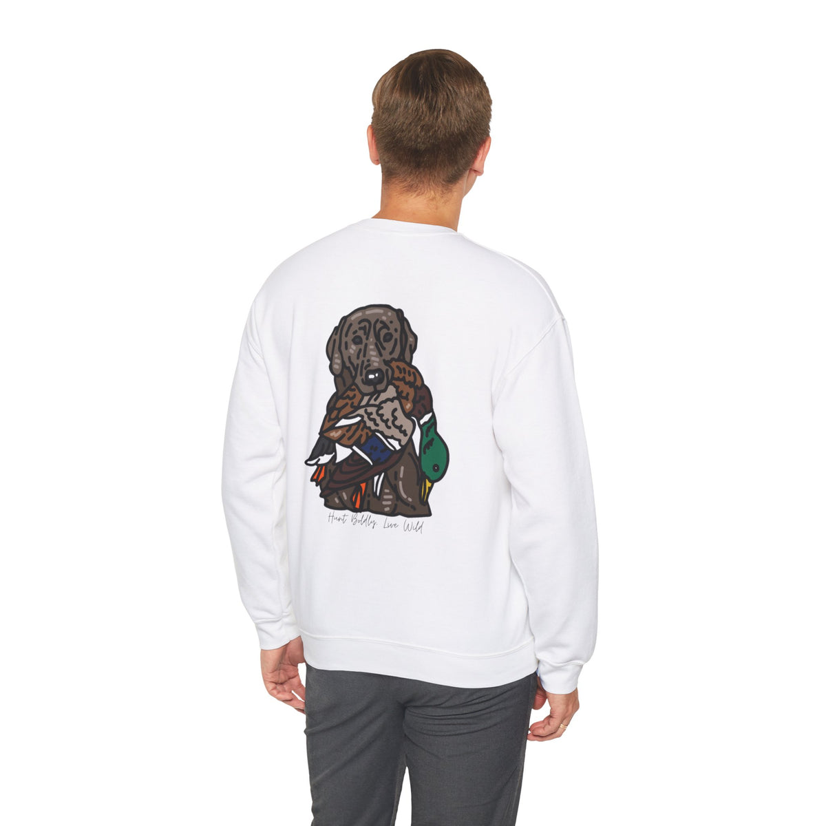 Hunting Dog Sweatshirt - Unisex Heavy Blend Crewneck Sweatshirt
