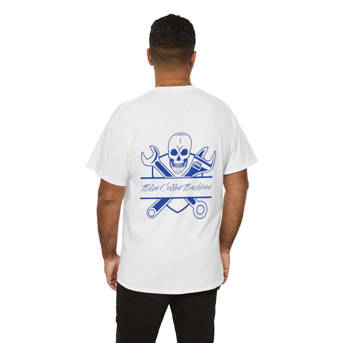 Skull & Tools Unisex Heavy Cotton Tee - Perfect for Mechanics & DIY Enthusiasts