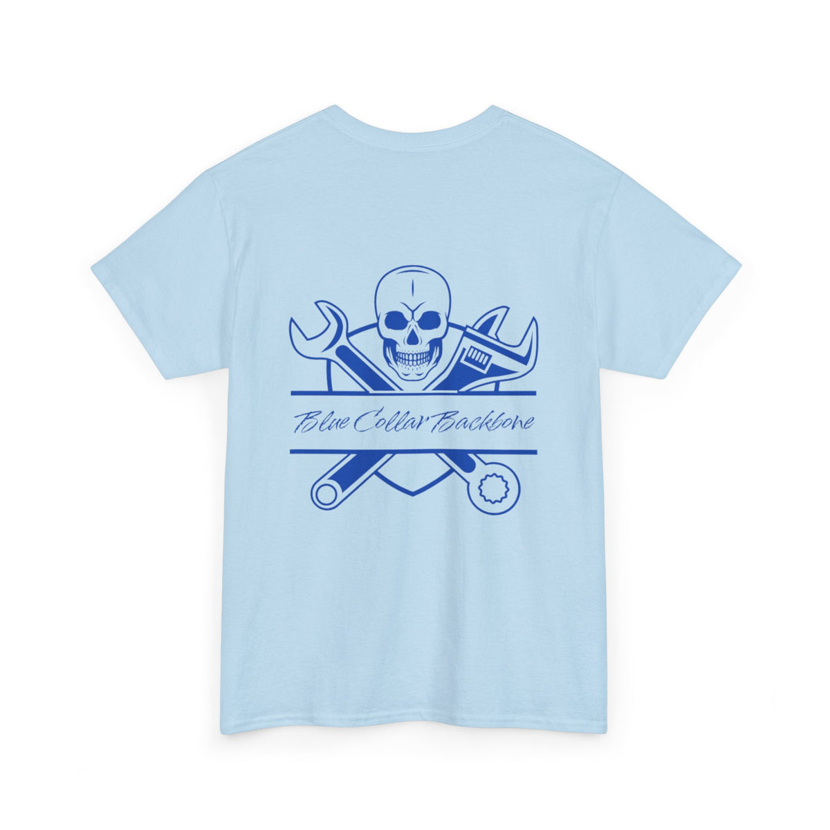 Skull & Tools Unisex Heavy Cotton Tee - Perfect for Mechanics & DIY Enthusiasts