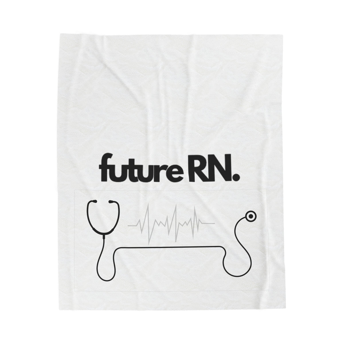 Future RN Velveteen Plush Blanket