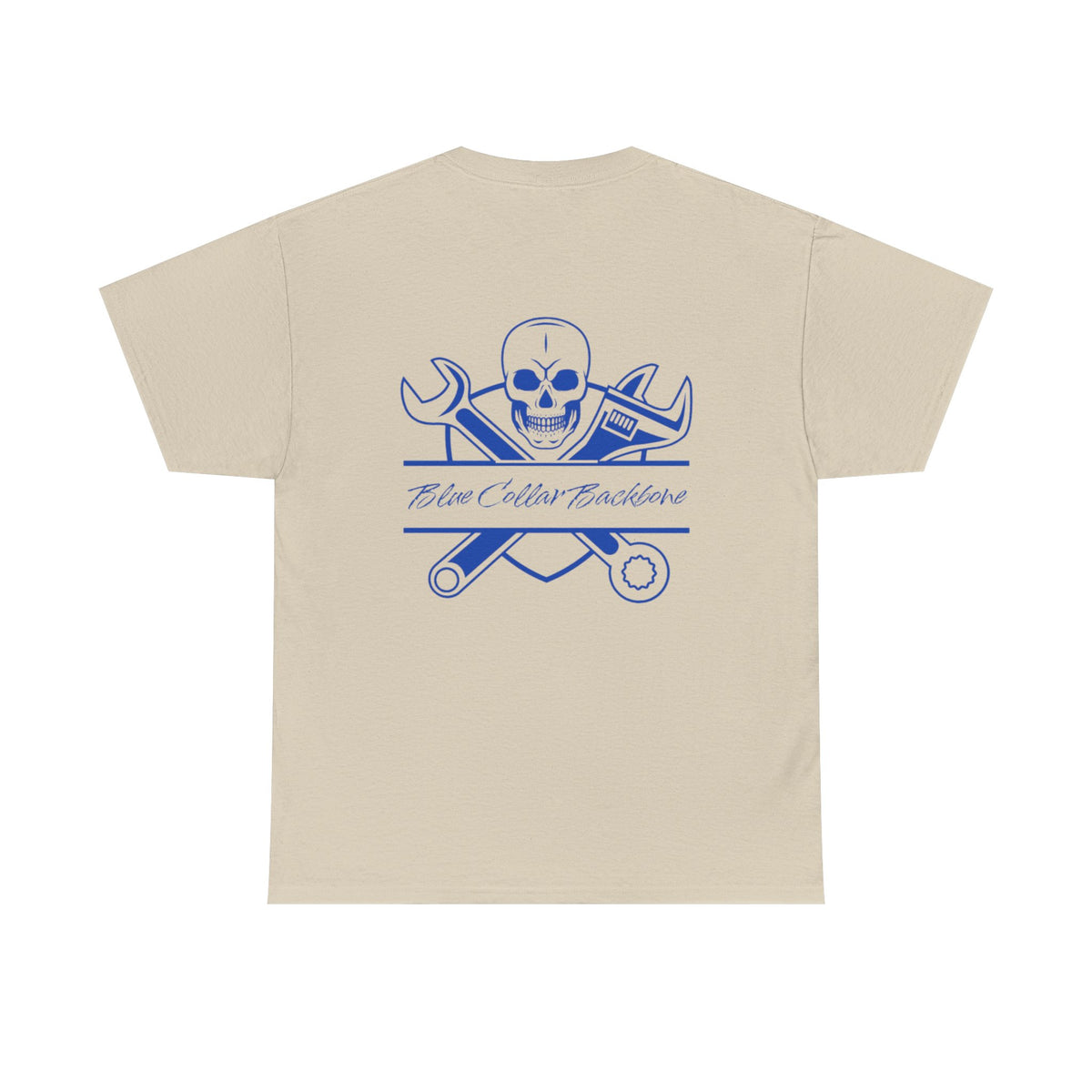 Skull & Tools Unisex Heavy Cotton Tee - Perfect for Mechanics & DIY Enthusiasts