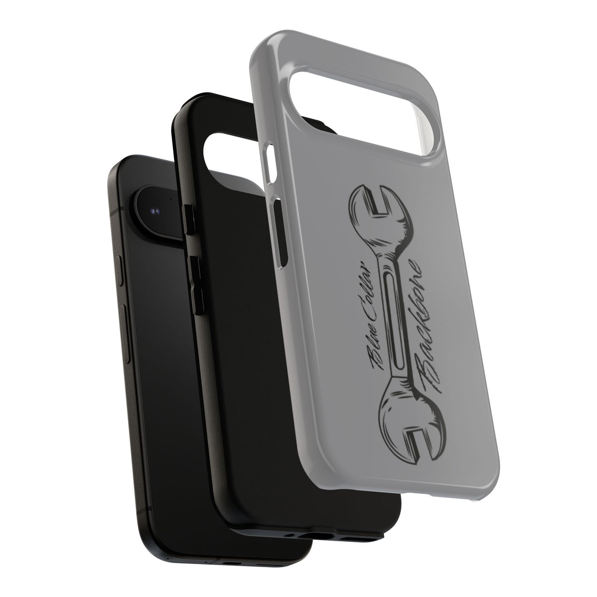 Tough Cases, Blue Collar Backbone Phone Case, Protective Phone Cases, Rugged Phone Covers, Strong Case, Worker Design, Unique Phone