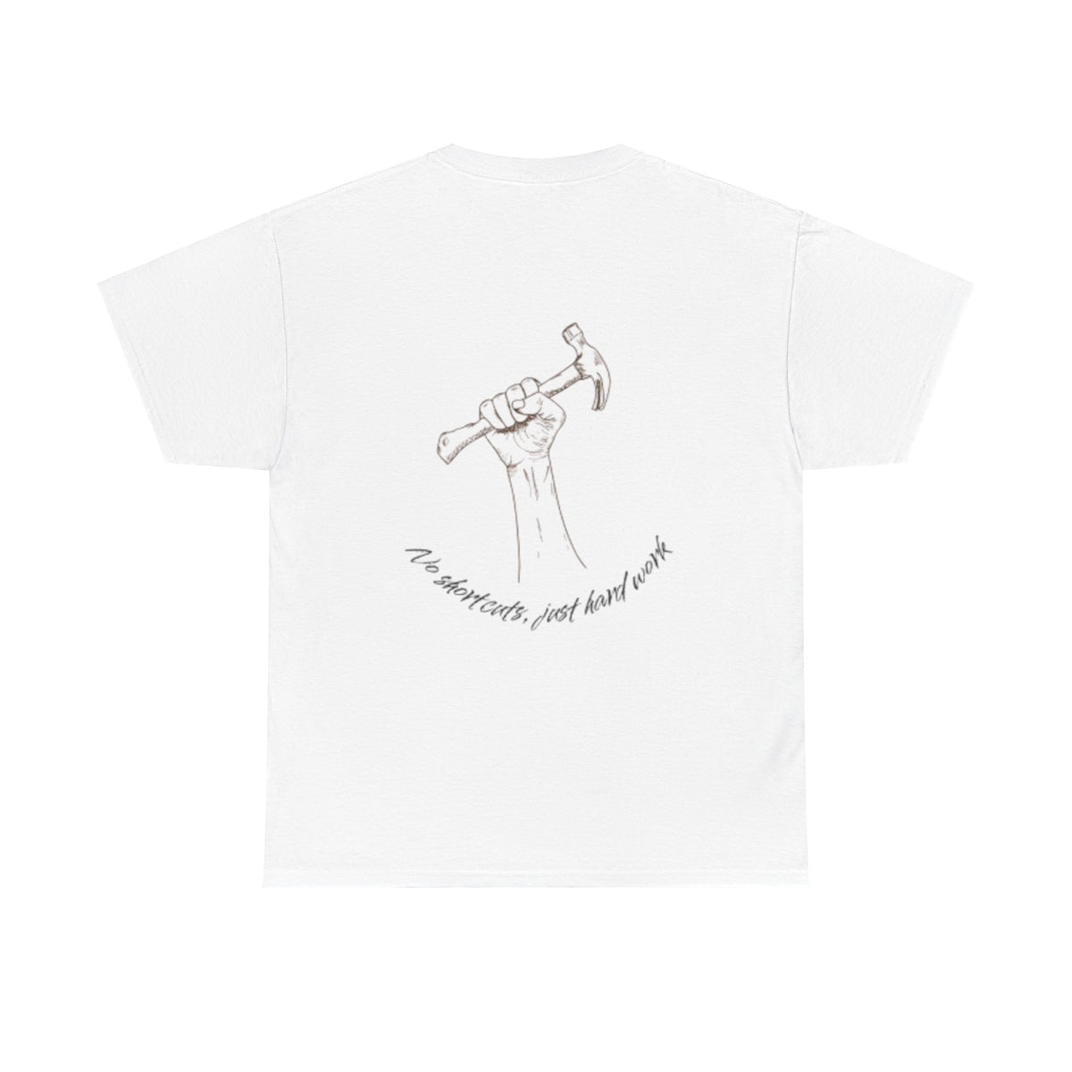 No Shortcuts, Just Hard Work Unisex Heavy Cotton Tee