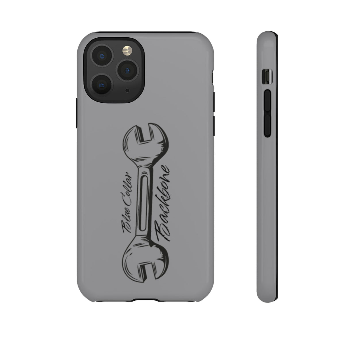 Tough Cases, Blue Collar Backbone Phone Case, Protective Phone Cases, Rugged Phone Covers, Strong Case, Worker Design, Unique Phone