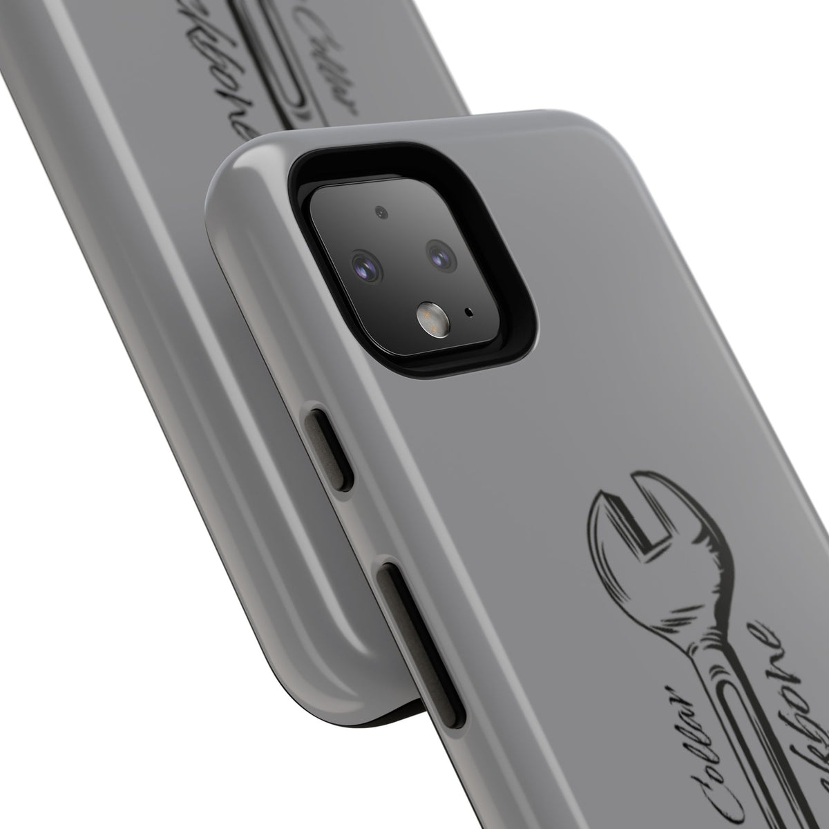 Tough Cases, Blue Collar Backbone Phone Case, Protective Phone Cases, Rugged Phone Covers, Strong Case, Worker Design, Unique Phone