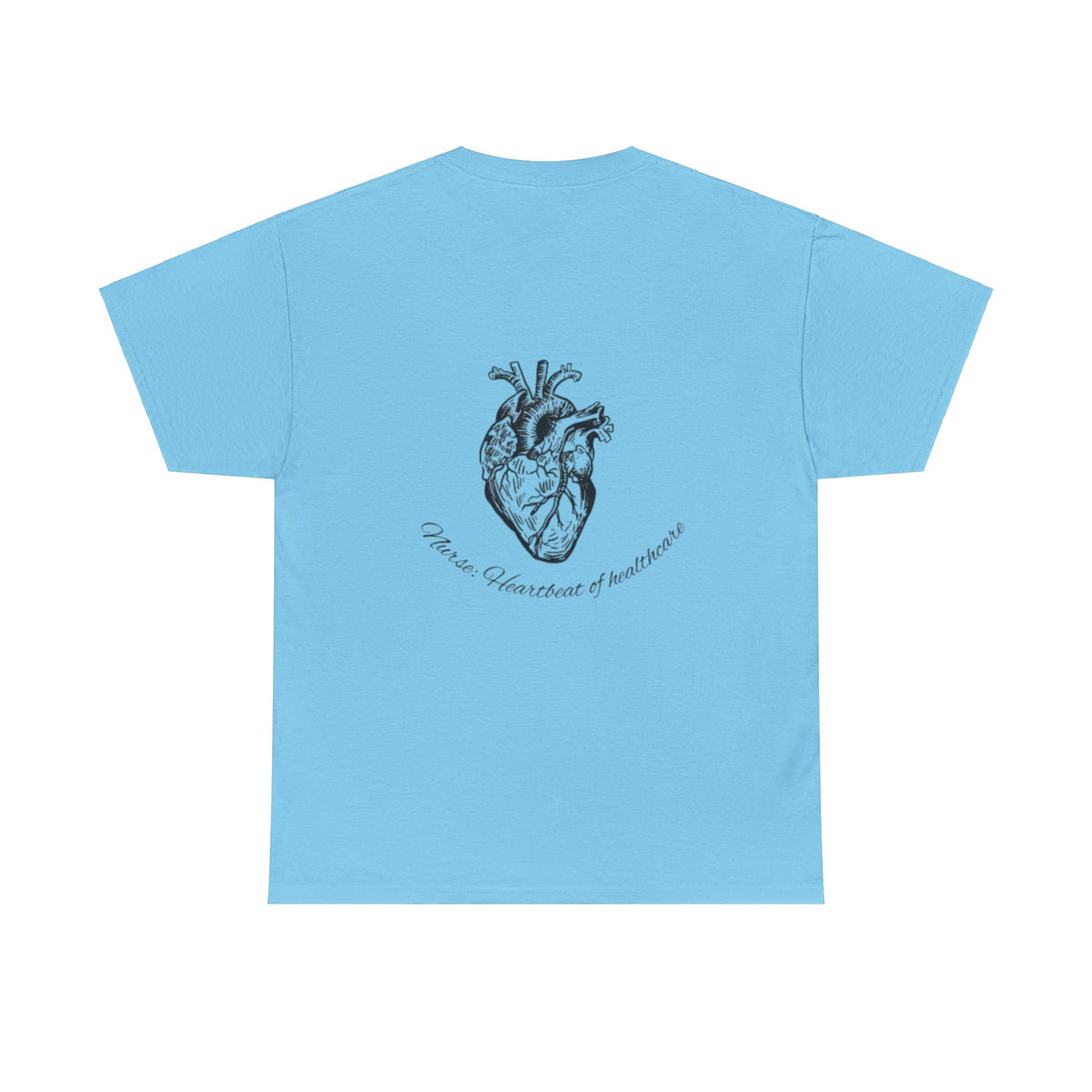 Nurse: Heartbeat of healthcare Unisex Heavy Cotton Tee