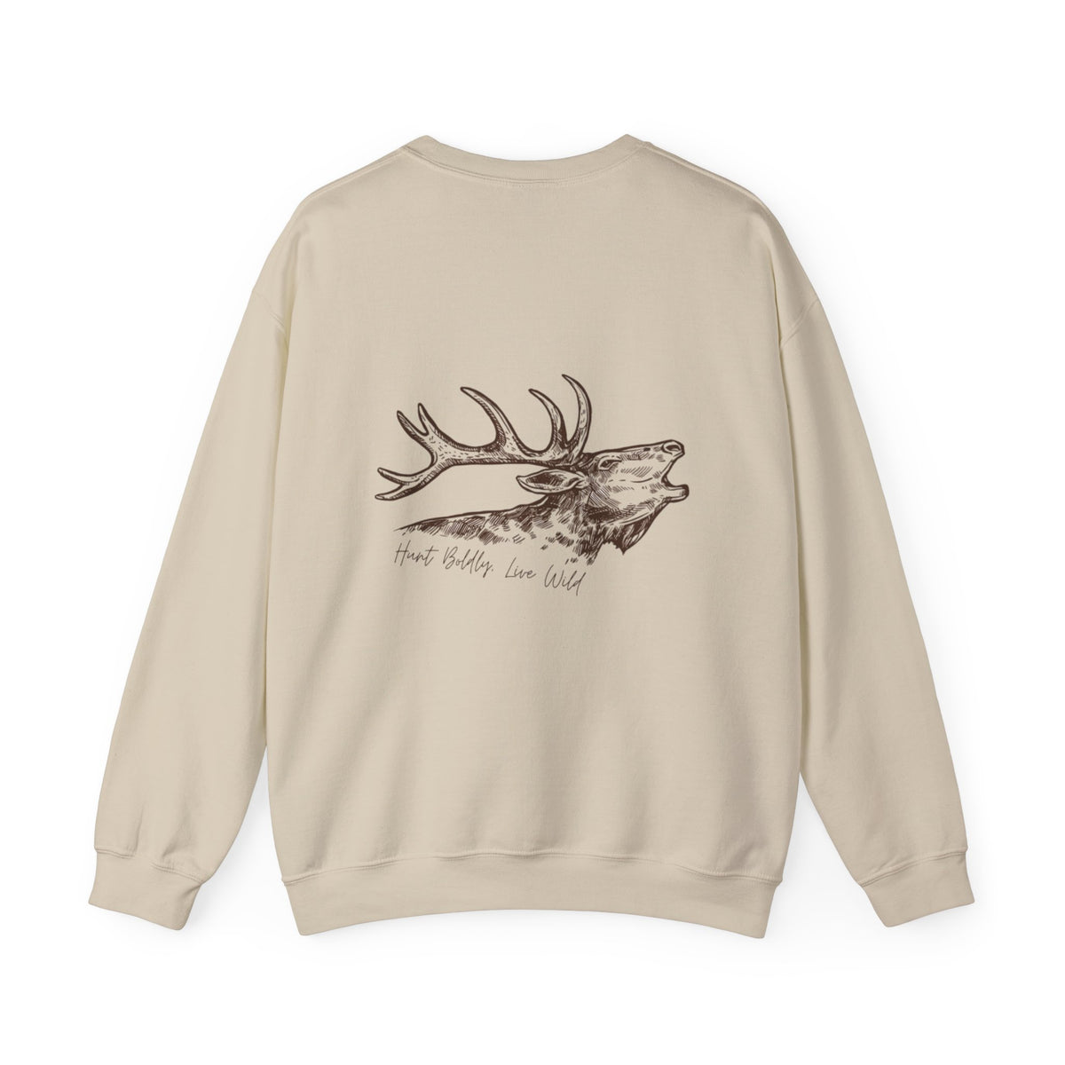 Outdoor Adventure Crewneck Sweatshirt - Hunt Boldy, Live Wild