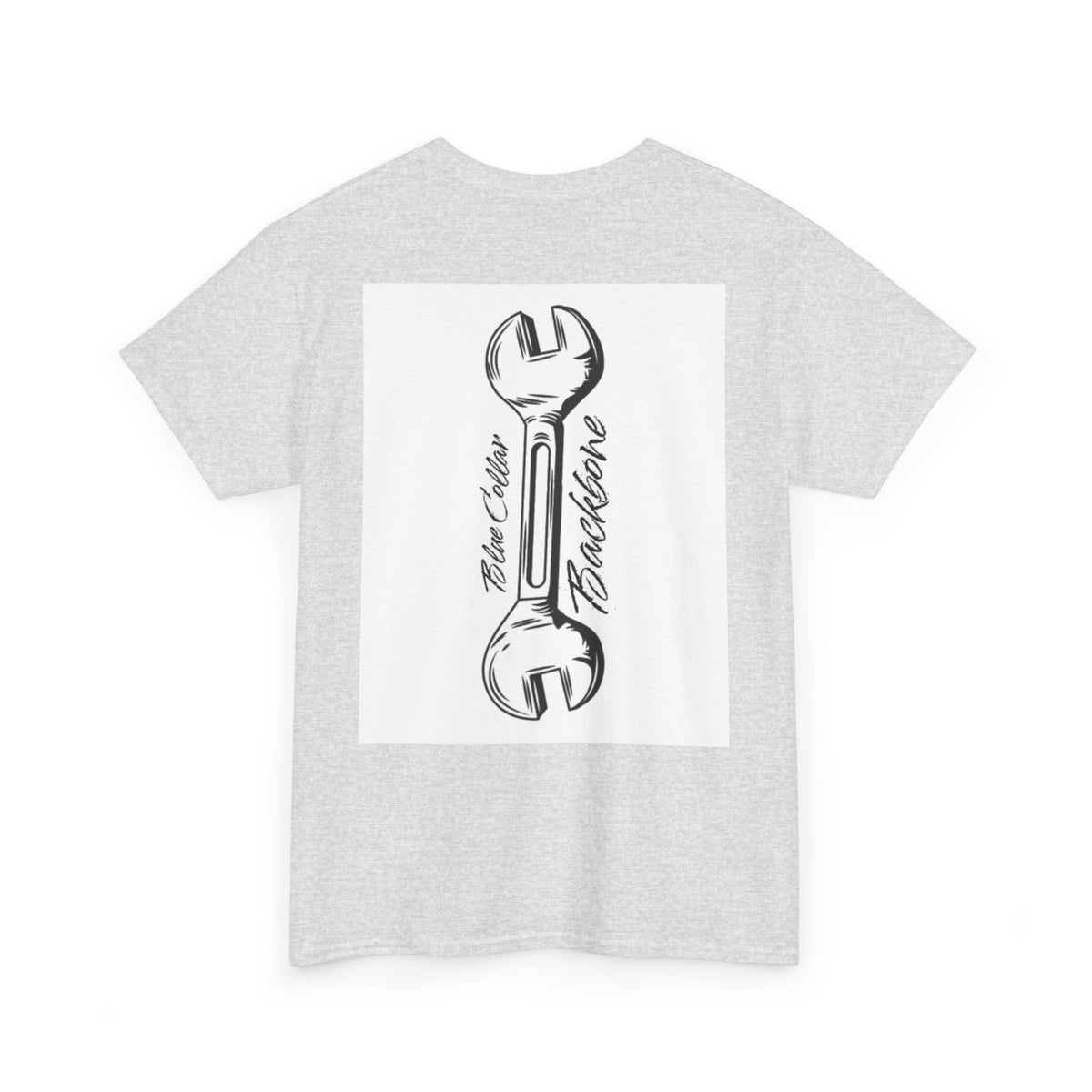 Blue Collar Backbone Unisex Tee, T-Shirt, Shirt, Casual Top, Workwear Apparel, Gift for Him/Her
