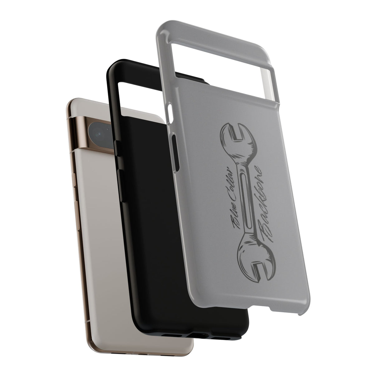 Tough Cases, Blue Collar Backbone Phone Case, Protective Phone Cases, Rugged Phone Covers, Strong Case, Worker Design, Unique Phone