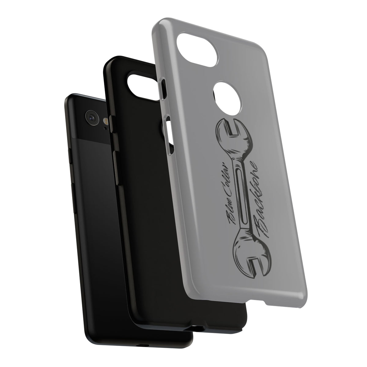 Tough Cases, Blue Collar Backbone Phone Case, Protective Phone Cases, Rugged Phone Covers, Strong Case, Worker Design, Unique Phone