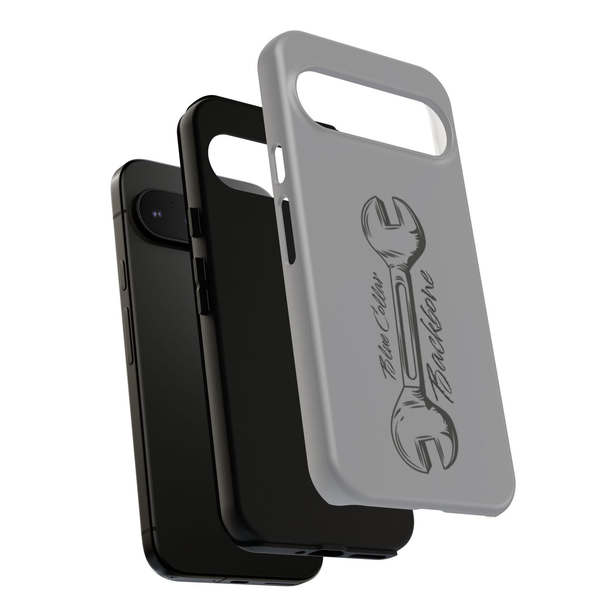 Tough Cases, Blue Collar Backbone Phone Case, Protective Phone Cases, Rugged Phone Covers, Strong Case, Worker Design, Unique Phone