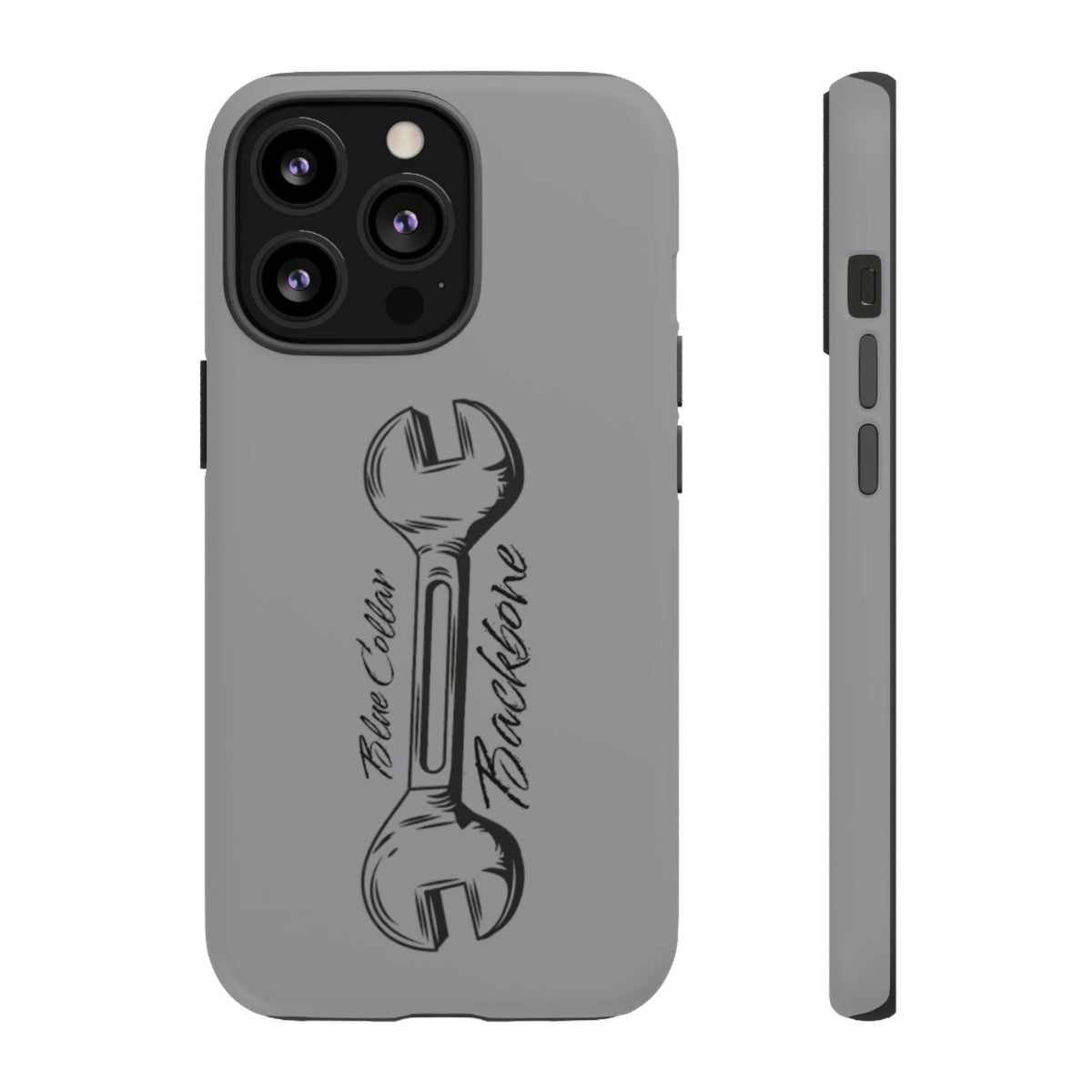 Tough Cases, Blue Collar Backbone Phone Case, Protective Phone Cases, Rugged Phone Covers, Strong Case, Worker Design, Unique Phone