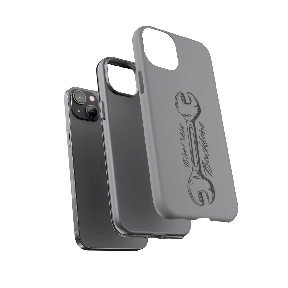 Tough Cases, Blue Collar Backbone Phone Case, Protective Phone Cases, Rugged Phone Covers, Strong Case, Worker Design, Unique Phone
