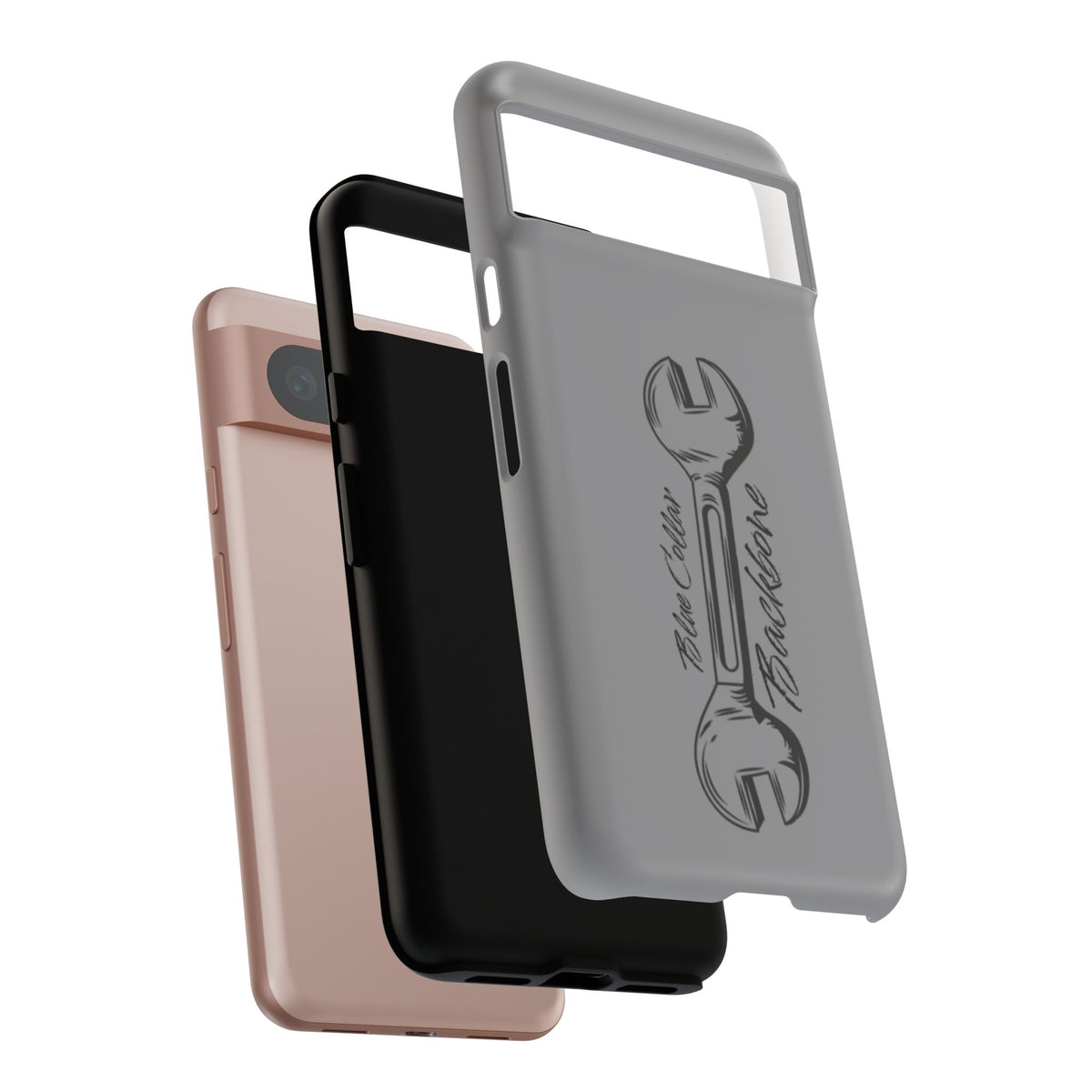 Tough Cases, Blue Collar Backbone Phone Case, Protective Phone Cases, Rugged Phone Covers, Strong Case, Worker Design, Unique Phone