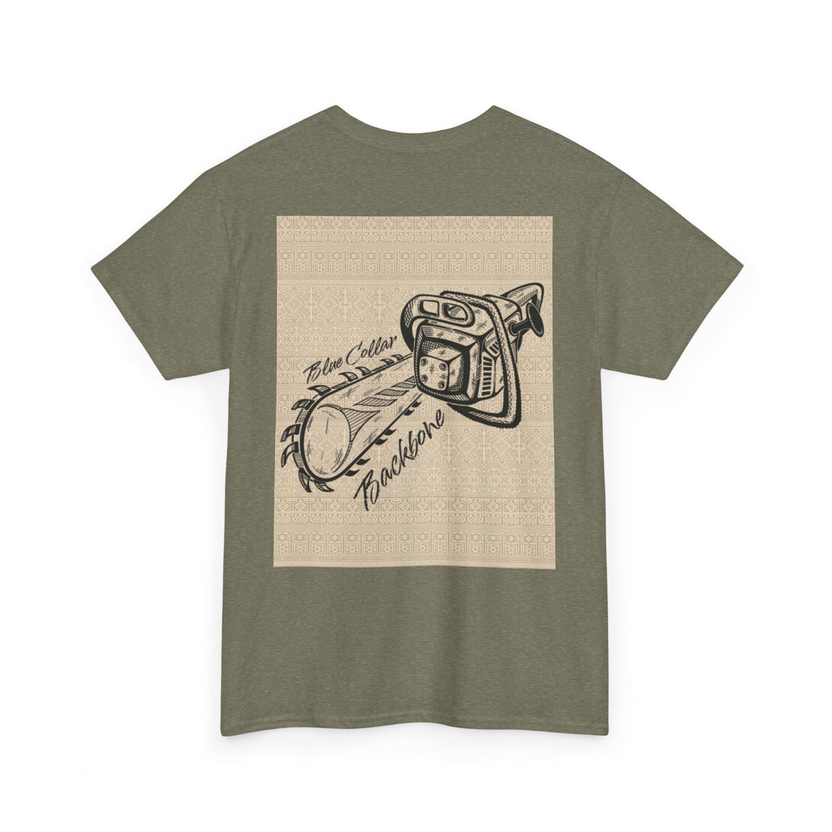 Blue Collar Backbone Chainsaw Tee