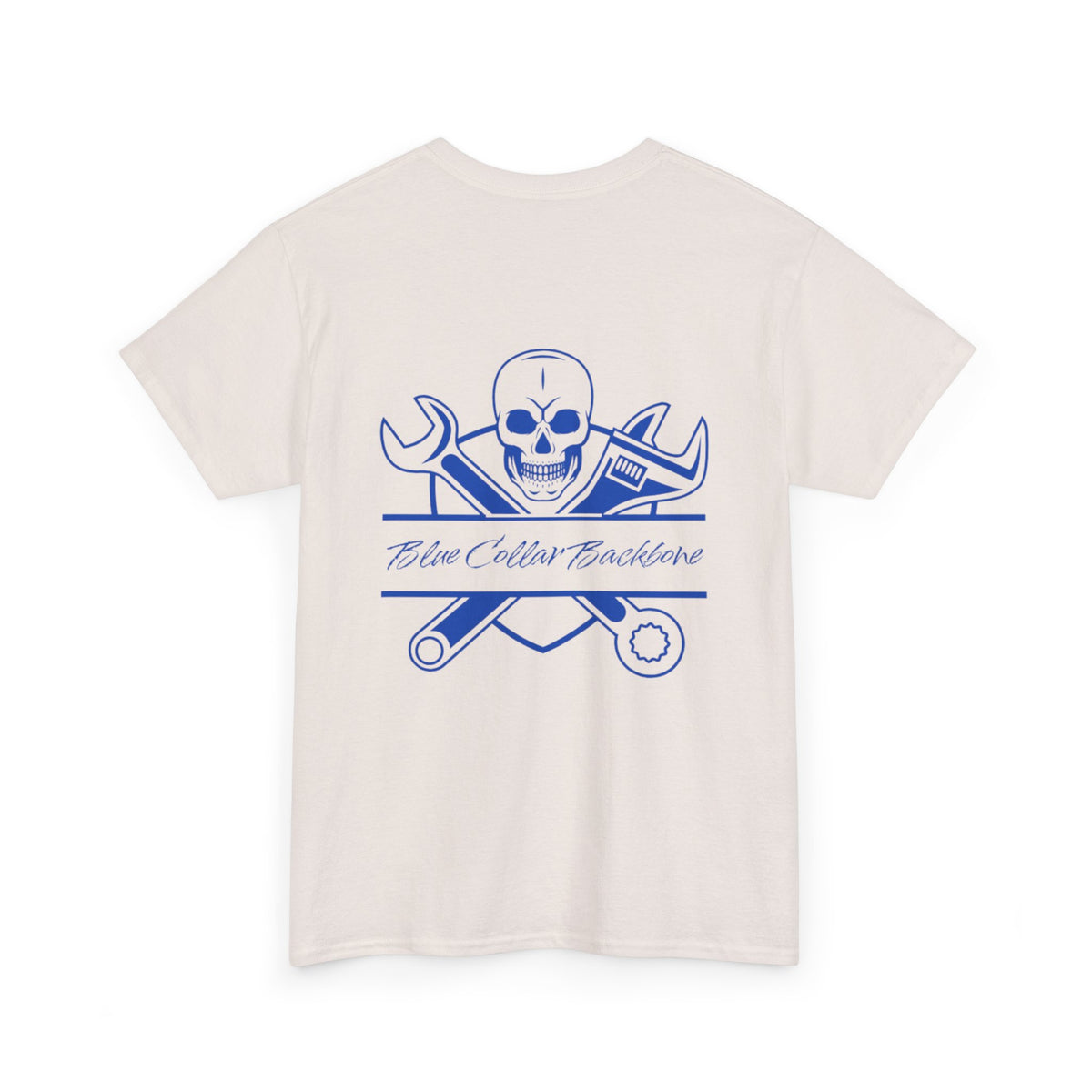 Skull & Tools Unisex Heavy Cotton Tee - Perfect for Mechanics & DIY Enthusiasts