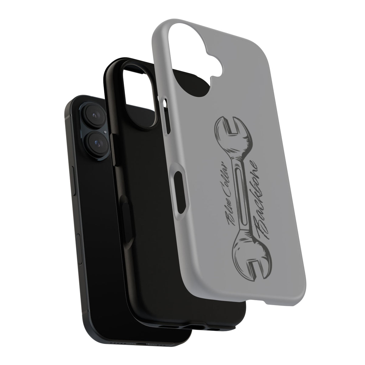 Tough Cases, Blue Collar Backbone Phone Case, Protective Phone Cases, Rugged Phone Covers, Strong Case, Worker Design, Unique Phone