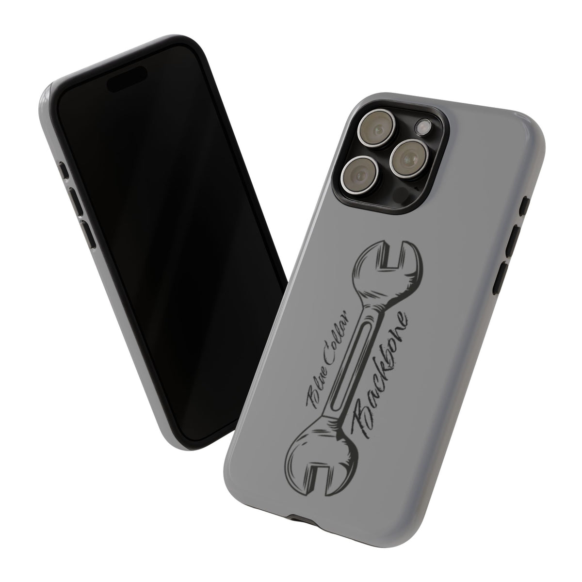 Tough Cases, Blue Collar Backbone Phone Case, Protective Phone Cases, Rugged Phone Covers, Strong Case, Worker Design, Unique Phone