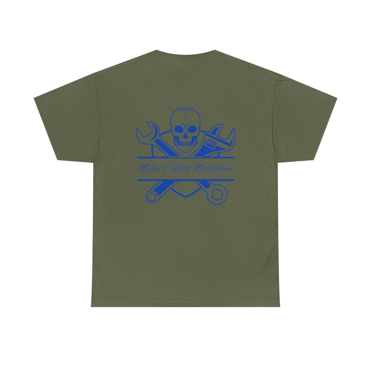 Skull & Tools Unisex Heavy Cotton Tee - Perfect for Mechanics & DIY Enthusiasts