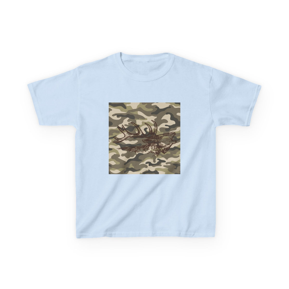 Kids Camouflage Graphic Tee - Fun Camo Design for Outdoor Adventures