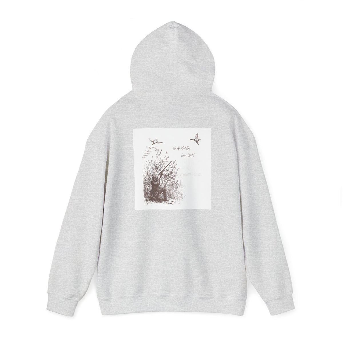 Hunter-Inspired Unisex Heavy Blend Hooded Sweatshirt - Relaxed Fit with Inspirational Quote