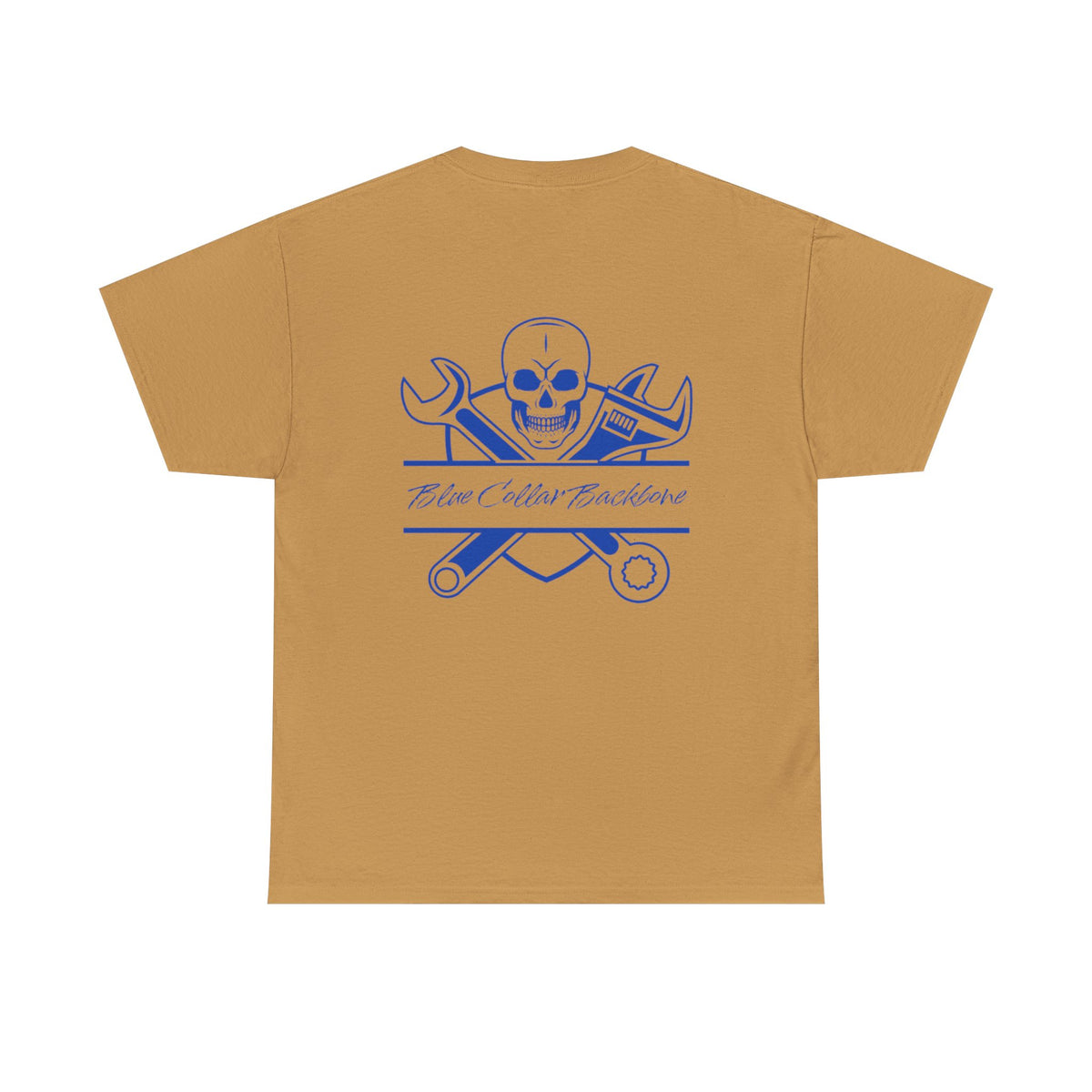 Skull & Tools Unisex Heavy Cotton Tee - Perfect for Mechanics & DIY Enthusiasts