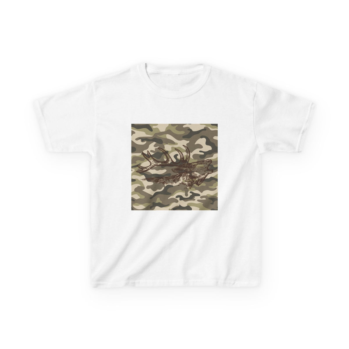 Kids Camouflage Graphic Tee - Fun Camo Design for Outdoor Adventures
