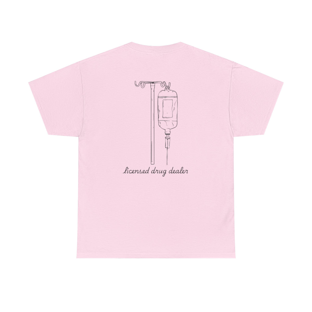 Unisex Heavy Cotton Tee - "Licensed Drug Dealer" Graphic Tee - Fun & Edgy Casual Wear