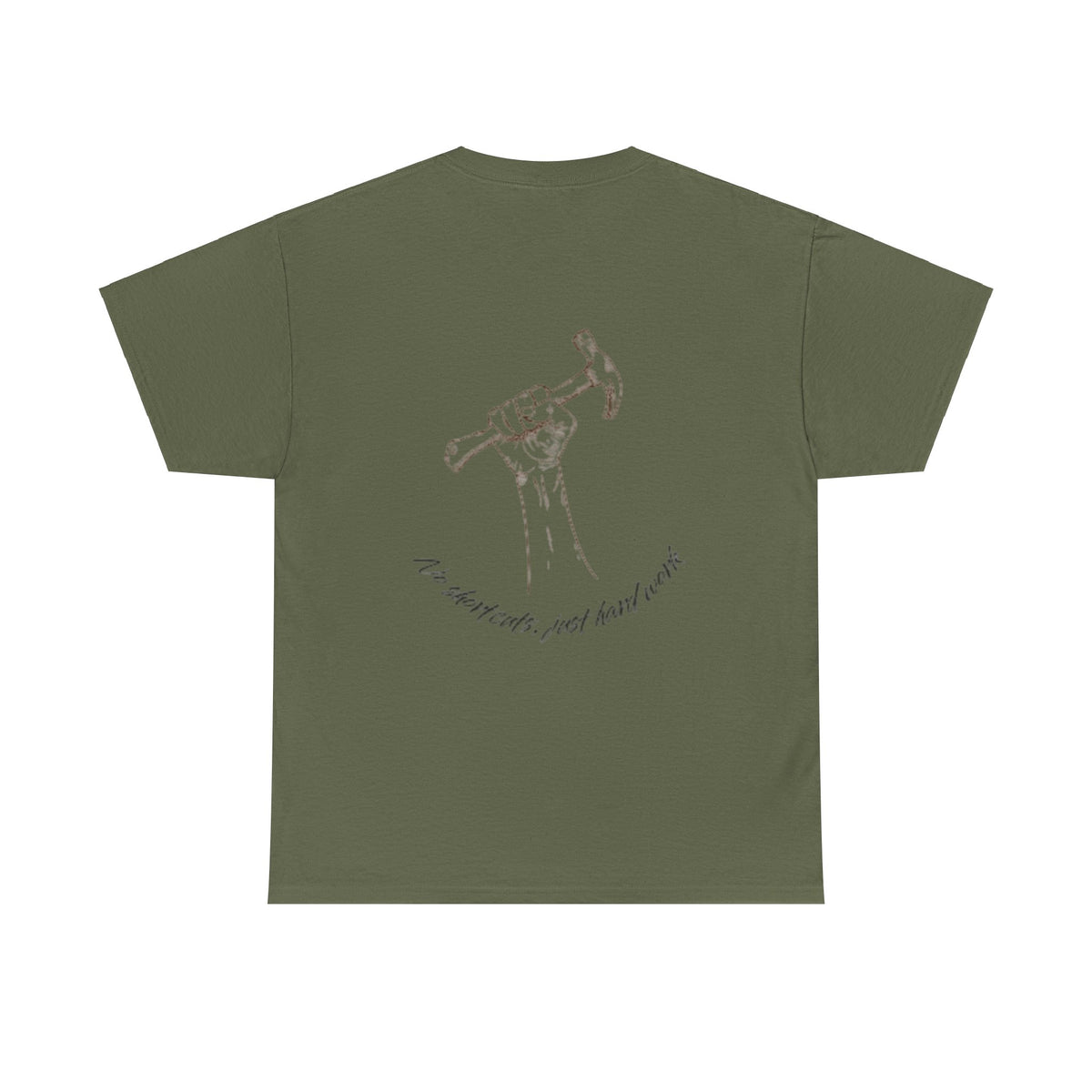 No Shortcuts, Just Hard Work Unisex Heavy Cotton Tee