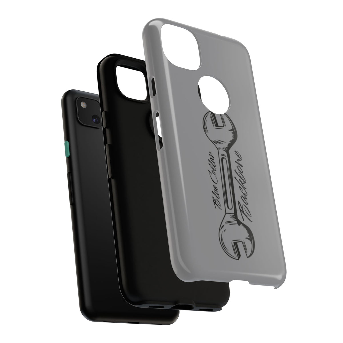 Tough Cases, Blue Collar Backbone Phone Case, Protective Phone Cases, Rugged Phone Covers, Strong Case, Worker Design, Unique Phone
