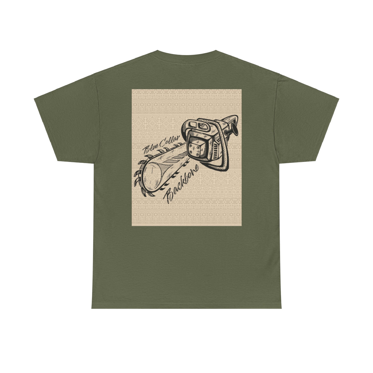 Blue Collar Backbone Chainsaw Tee
