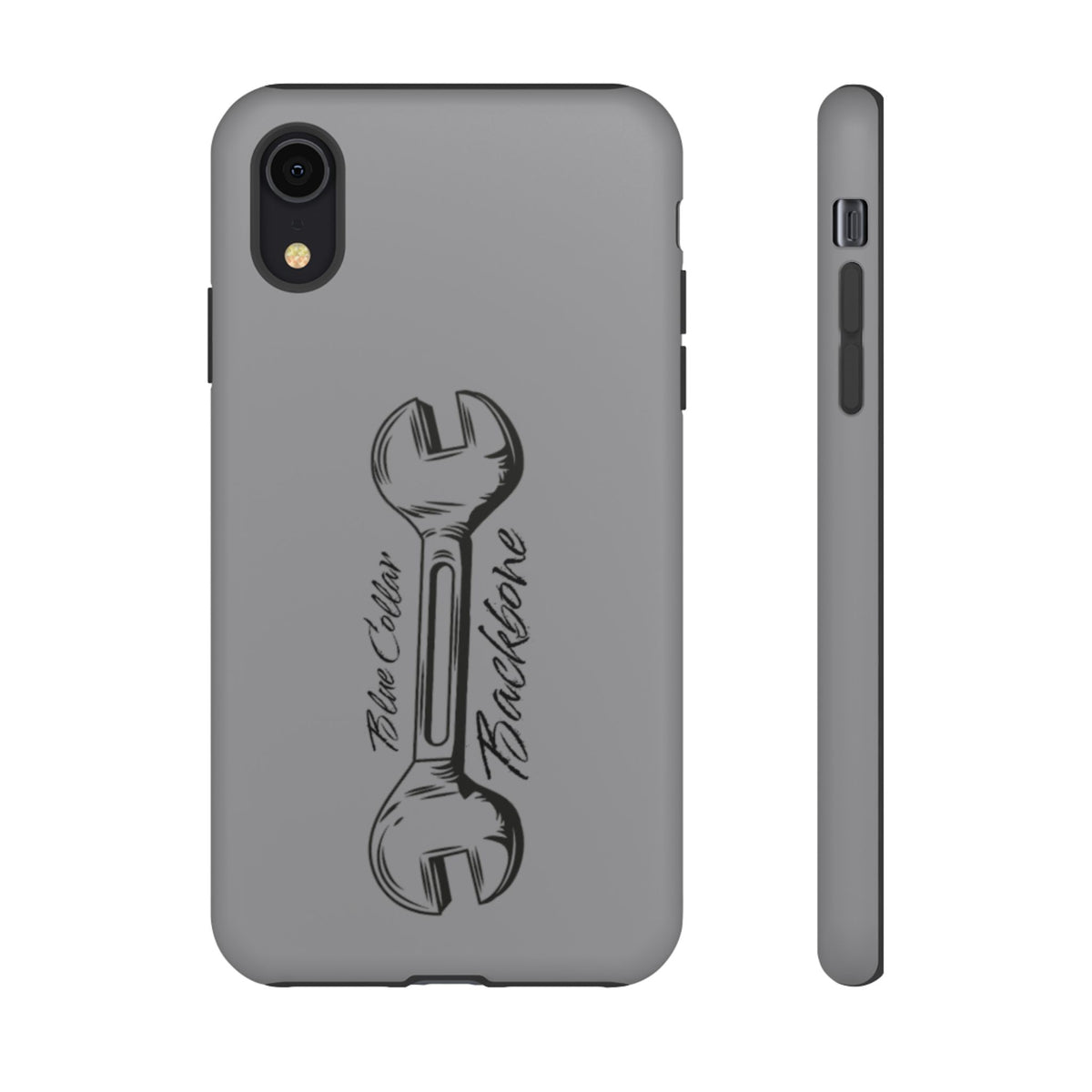 Tough Cases, Blue Collar Backbone Phone Case, Protective Phone Cases, Rugged Phone Covers, Strong Case, Worker Design, Unique Phone