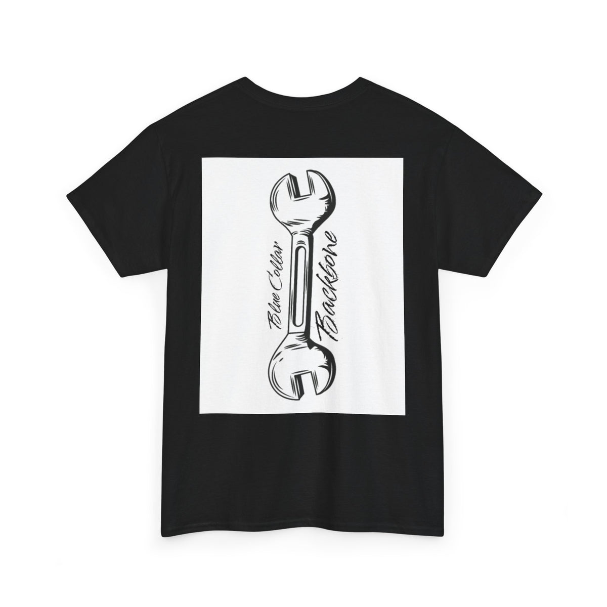 Blue Collar Backbone Unisex Tee, T-Shirt, Shirt, Casual Top, Workwear Apparel, Gift for Him/Her