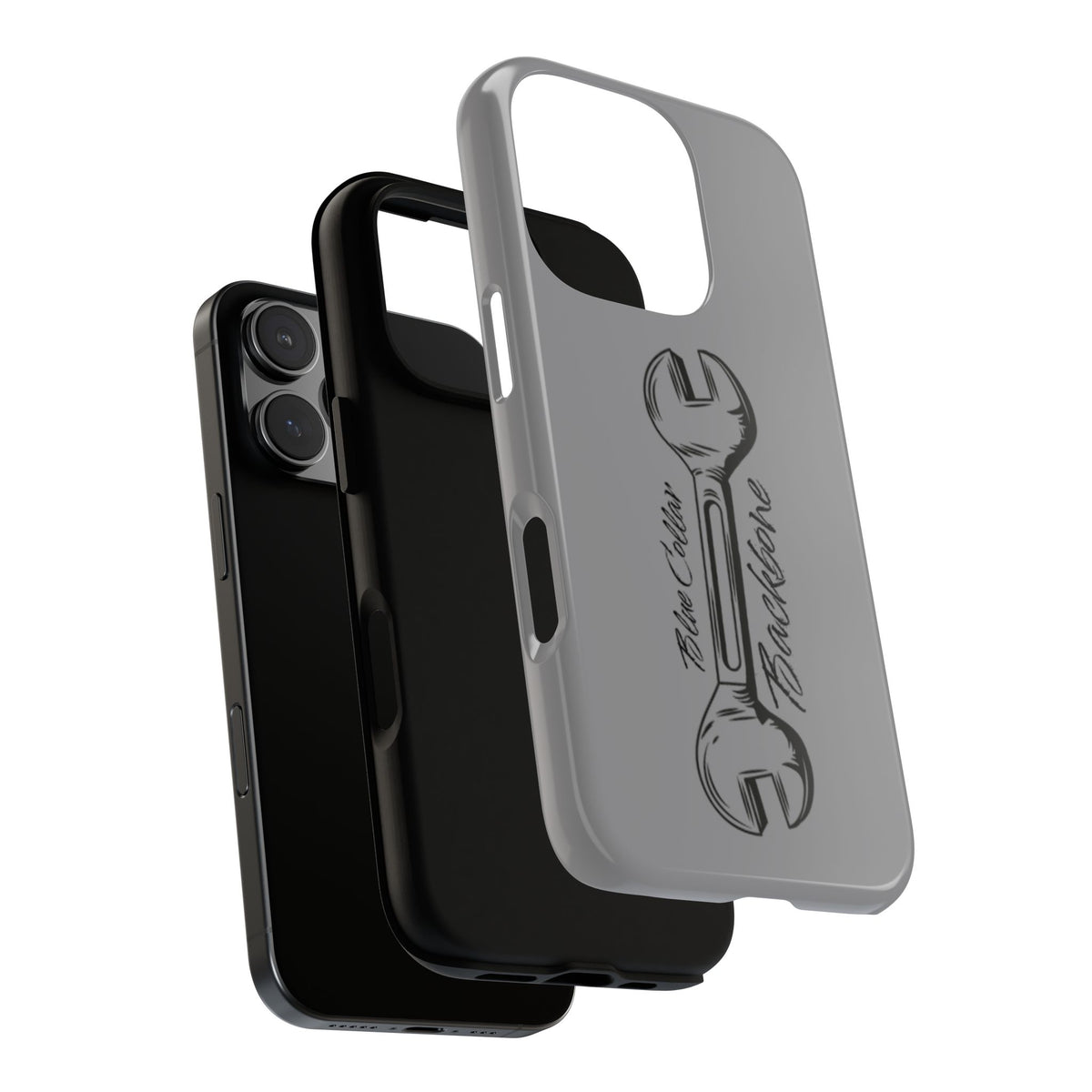 Tough Cases, Blue Collar Backbone Phone Case, Protective Phone Cases, Rugged Phone Covers, Strong Case, Worker Design, Unique Phone