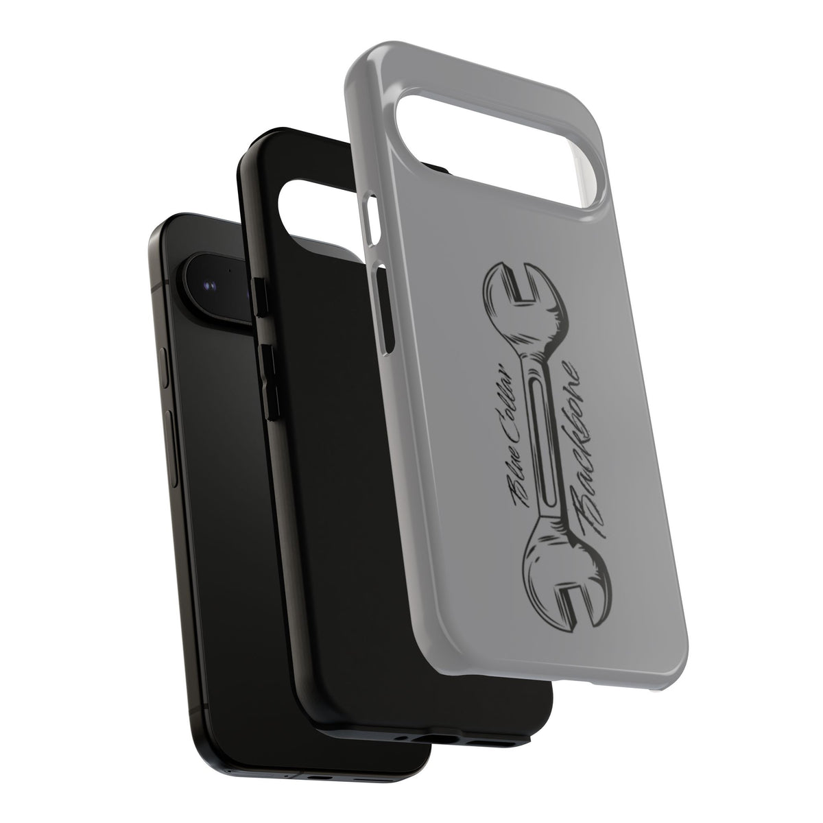 Tough Cases, Blue Collar Backbone Phone Case, Protective Phone Cases, Rugged Phone Covers, Strong Case, Worker Design, Unique Phone
