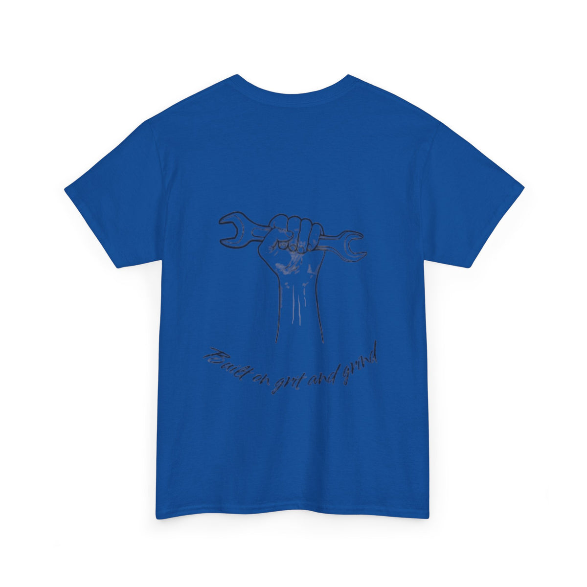 Grit and Grind Blue Collar Tee, Unisex T-Shirt, Work Ethic Graphic Shirt, Men's Women's Clothing, Inspirational Tee, Motivational Apparel