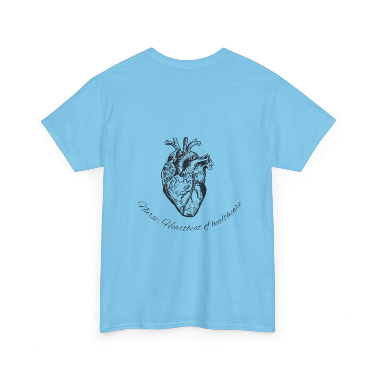 Nurse: Heartbeat of healthcare Unisex Heavy Cotton Tee