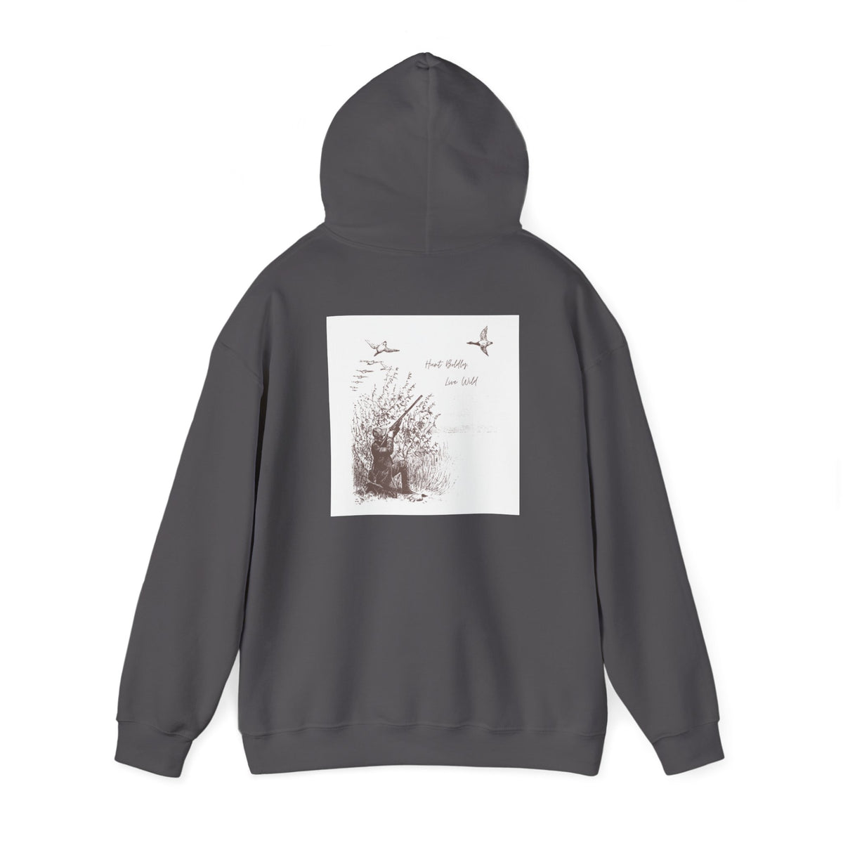 Hunter-Inspired Unisex Heavy Blend Hooded Sweatshirt - Relaxed Fit with Inspirational Quote