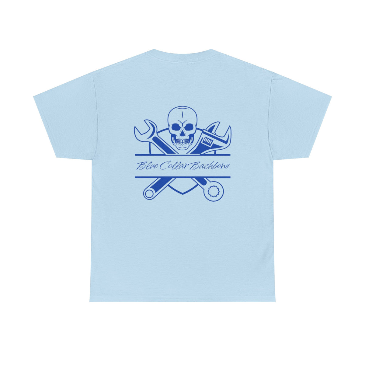 Skull & Tools Unisex Heavy Cotton Tee - Perfect for Mechanics & DIY Enthusiasts