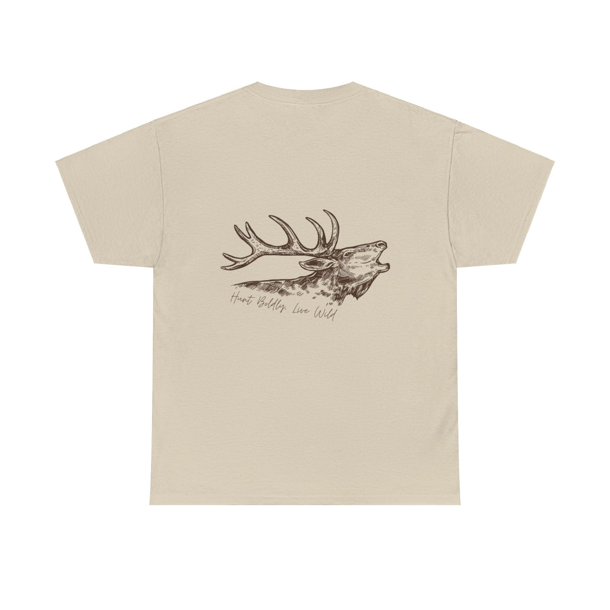 Hunt Boldly Live Wild Elk Tee