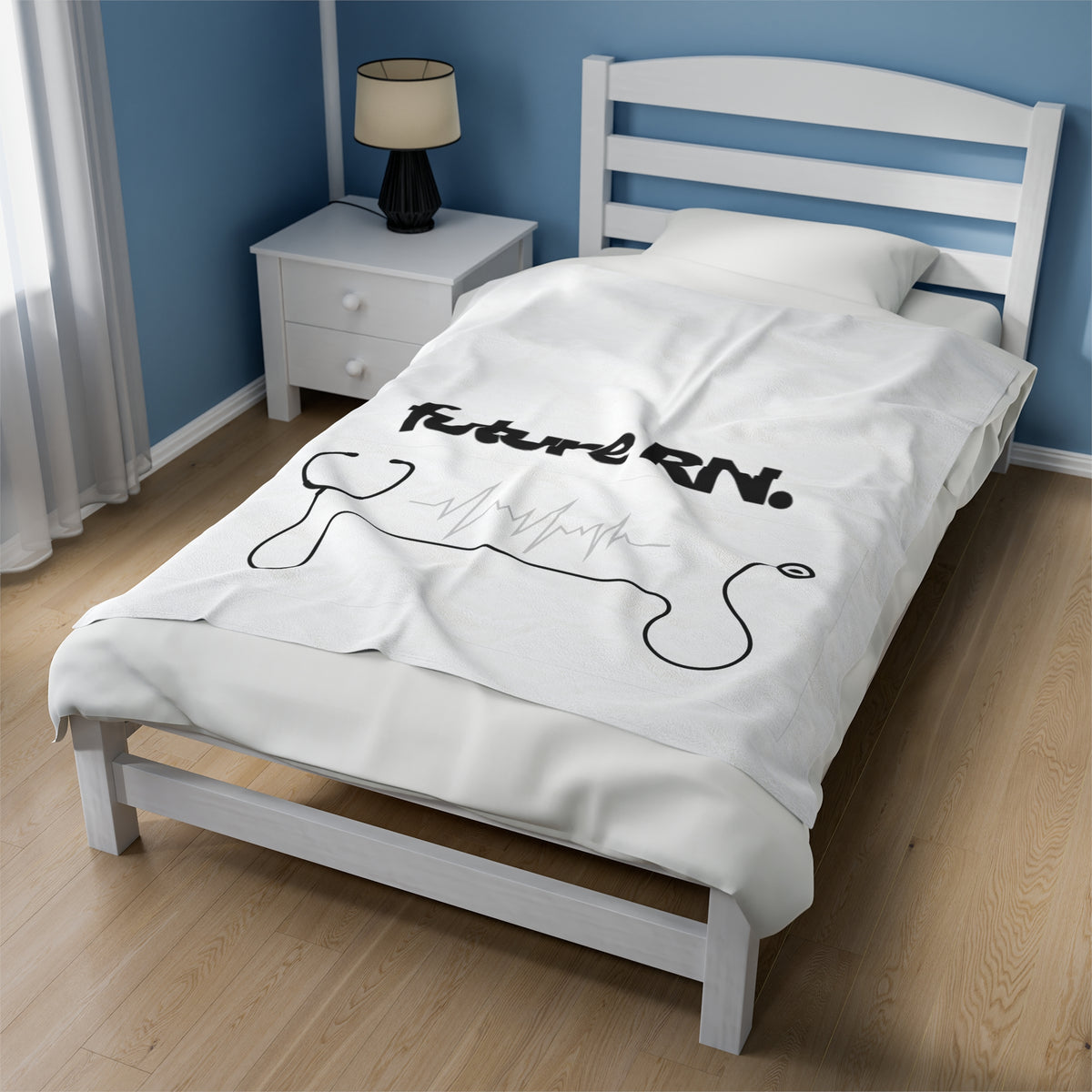 Future RN Velveteen Plush Blanket