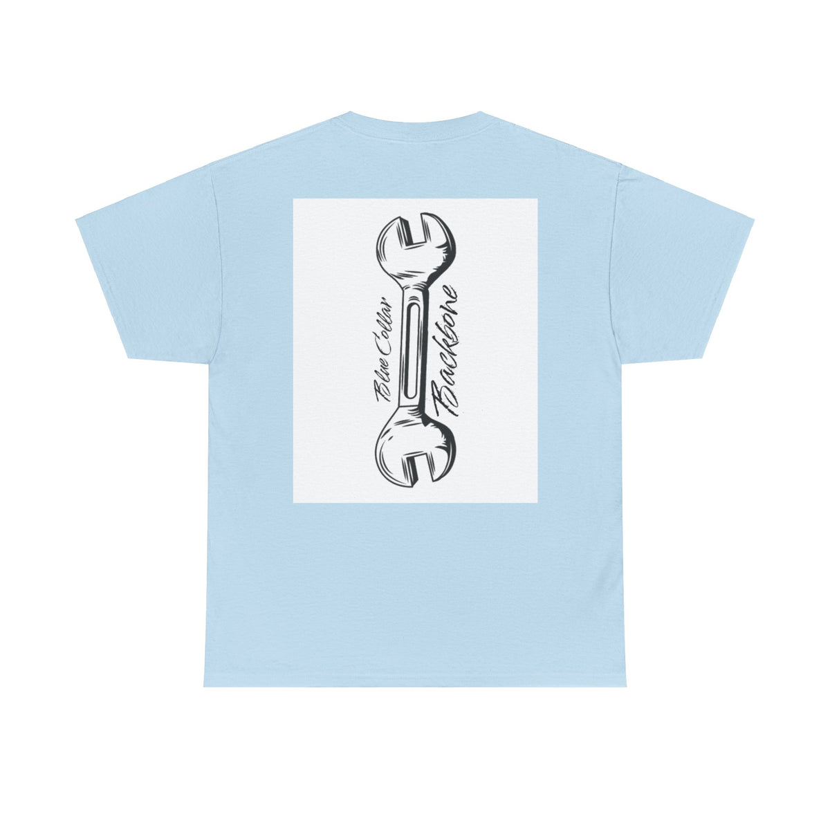Blue Collar Backbone Unisex Tee, T-Shirt, Shirt, Casual Top, Workwear Apparel, Gift for Him/Her