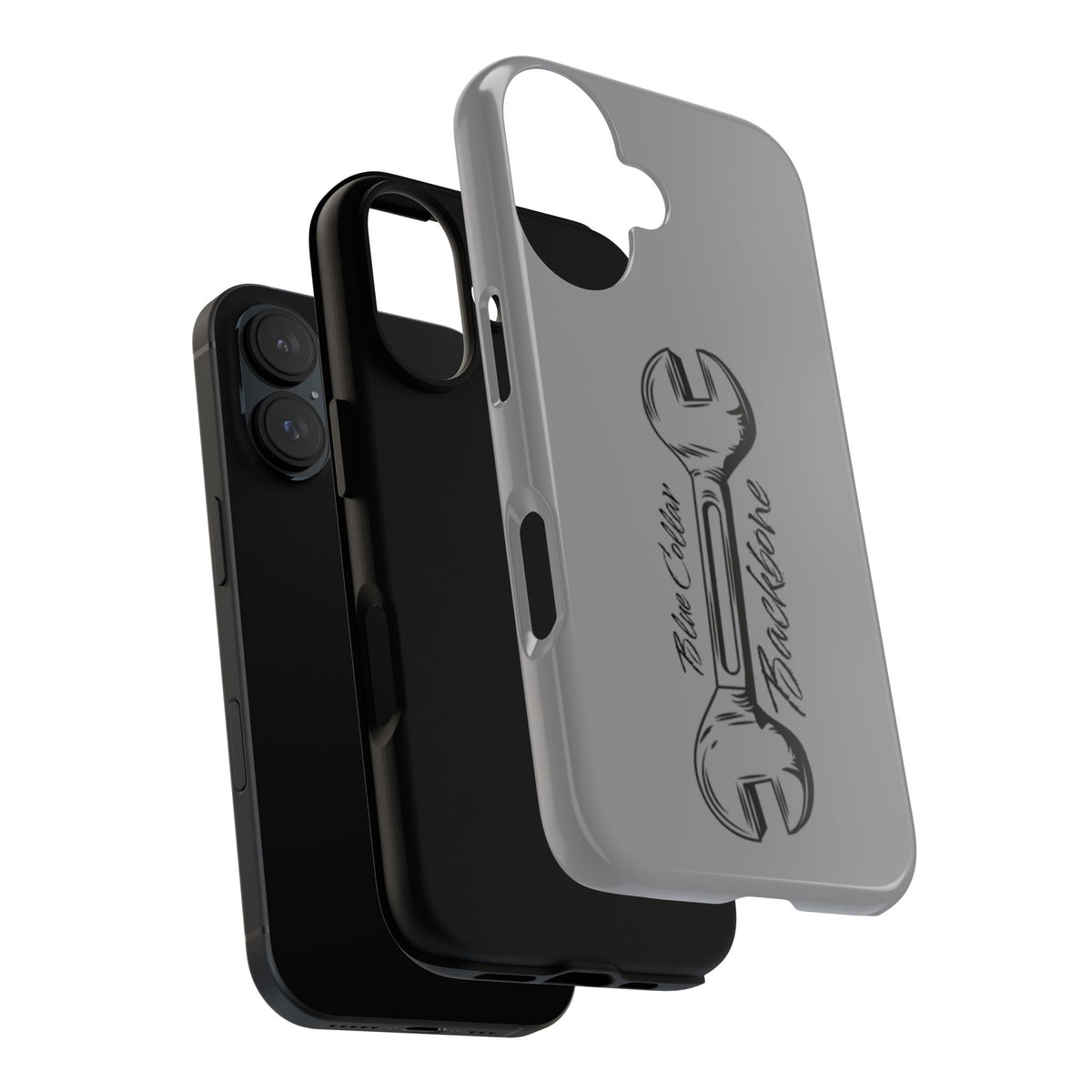Tough Cases, Blue Collar Backbone Phone Case, Protective Phone Cases, Rugged Phone Covers, Strong Case, Worker Design, Unique Phone