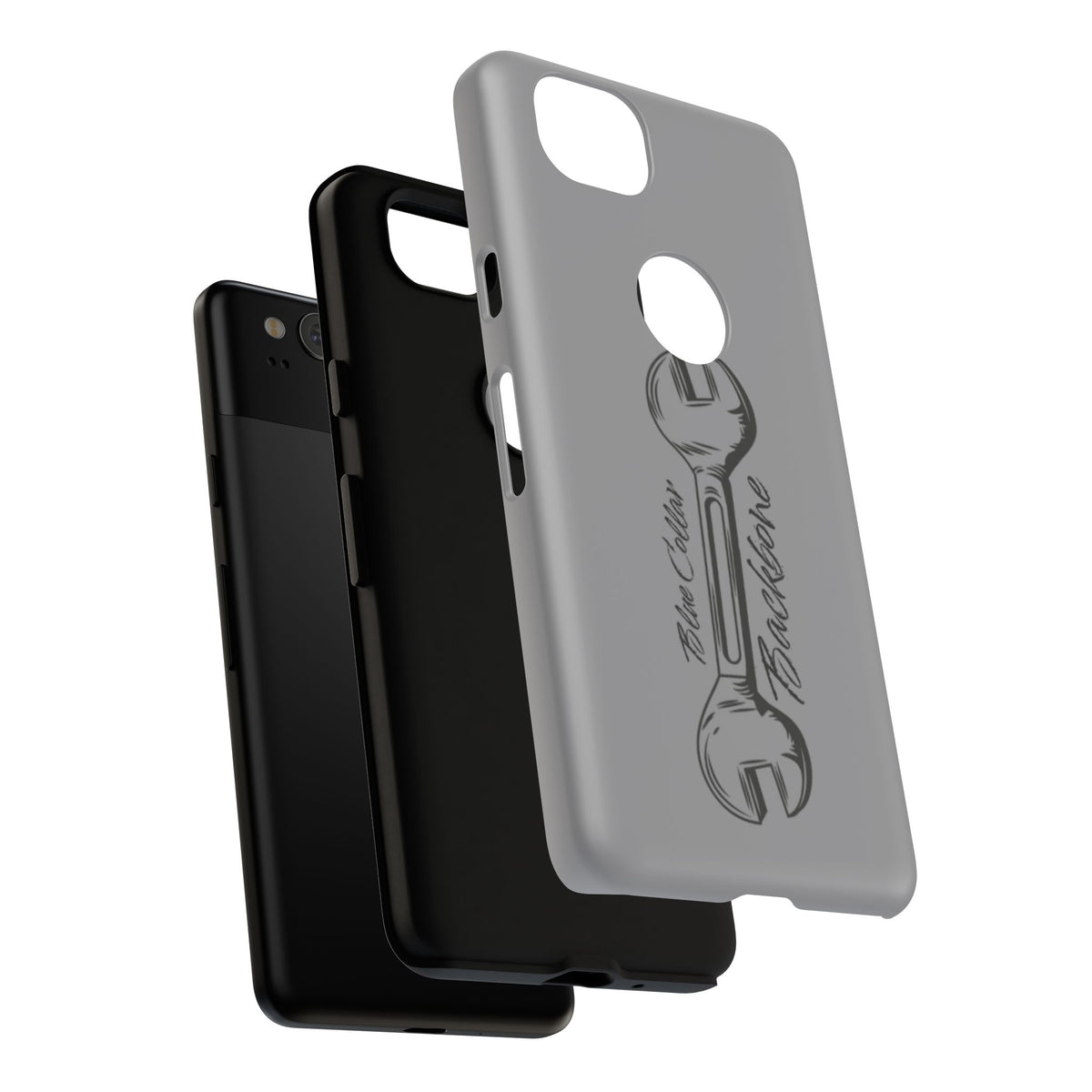Tough Cases, Blue Collar Backbone Phone Case, Protective Phone Cases, Rugged Phone Covers, Strong Case, Worker Design, Unique Phone